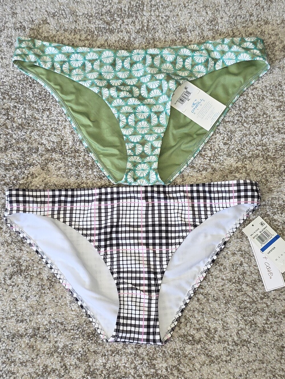 NWT O'NEILL Salt & Cove Junior's Bikini Bottoms Lot Of 2 Sz XL